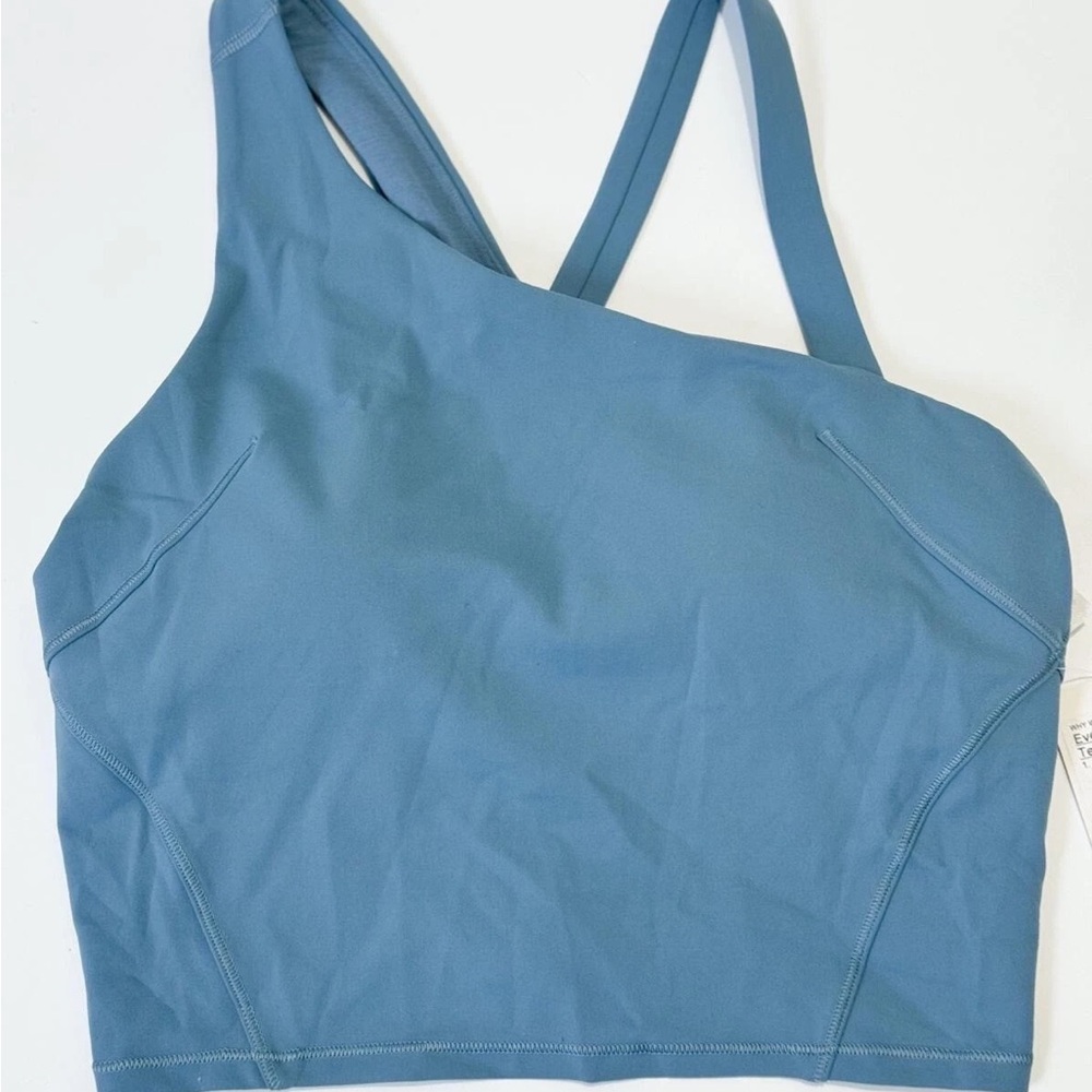 lululemon athletica Asymmetrical Blue Sports Bra